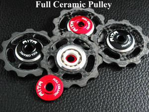Full ceramic jockey wheel pulley
